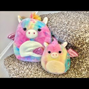 💕Colorful Rainbow Pegasus Pals💕-Squishmallow Set